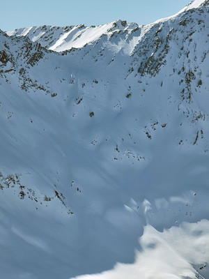 Col Charrat, versant NW Col Charrat, versant NW