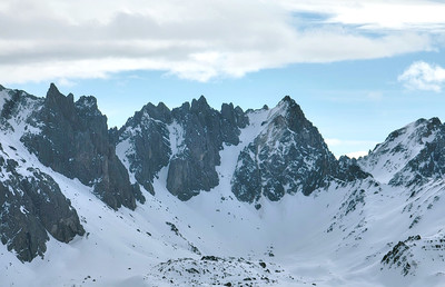 Pic de la Moulinière, versants NW Pic de la Moulinière, versants NW