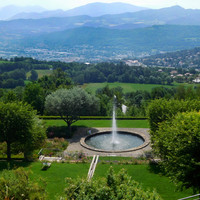 le panorama depuis les terrasses du château