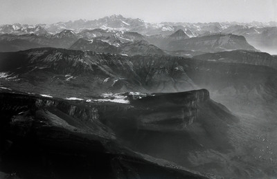 Mont Peney, Bauges, Mont Blanc par Werner Friedli Mont Peney, Bauges, Mont Blanc par Werner Friedli