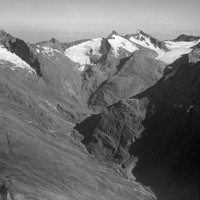 La Bessanèse, Ouille d'Arberon, Croix Rousse, en sept 1957 par Werner Friedli