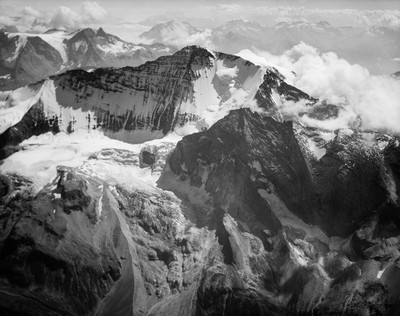 Grande Casse, Aiguille de l'Epéna, Glacier de l'Epéna, 31 août 1957 par Werner Friedli Grande Casse, Aiguille de l'Epéna, Glacier de l'Epéna, 31 août 1957 par Werner Friedli