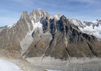 Aiguille Verte, versant Charpoua Aiguille Verte, versant Charpoua
