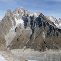 Aiguille Verte, versant Charpoua