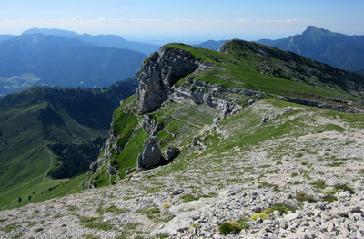 Nord de la Dent de Crolles, Charmant Som, La Grande Sure, Arête de Bérard, Grand Som, par Etienne Baudon
