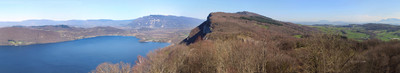Lac du Bourget, Montagne de cessens, par Etienne Baudon