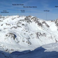 Pointe des Fonds, Roc des Eaux Noires, Aiguille des Corneillets