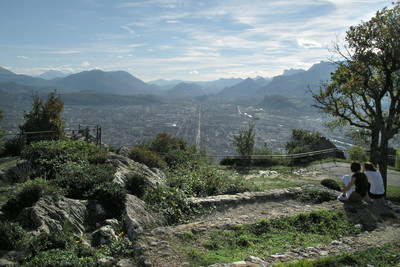 Grenoble vue du Mémorial du Mont Jalla