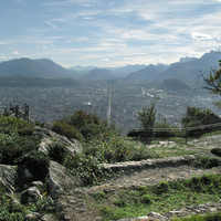 Grenoble vue du Mémorial du Mont Jalla