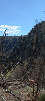 Tour Régordane, vue depuis le nord Tour Régordane, vue depuis le nord