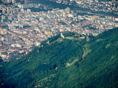 La Bastille vue du St Eynard par Etienne Baudon