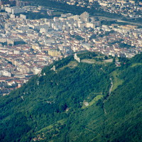 La Bastille vue du St Eynard par Etienne Baudon