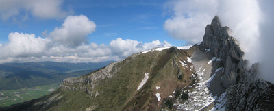 L'arête Sud du Roc Cornafion L'arête Sud du Roc Cornafion