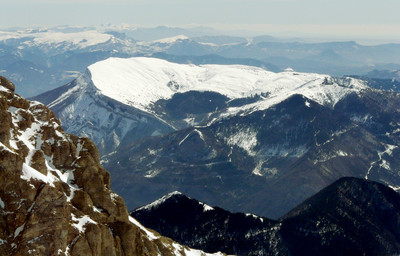 Céüse sous la neige