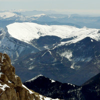Céüse sous la neige