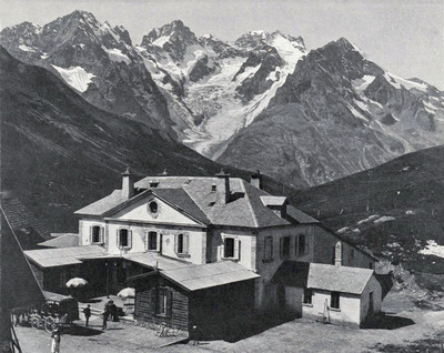Col du Lautaret et la Meije en 1900 par le TCF