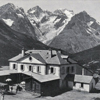Col du Lautaret et la Meije en 1900 par le TCF
