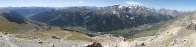 Vallée de la Guisane et Ecrins vue du Grand Aréa par Etienne Baudon