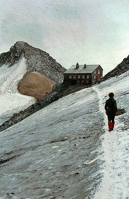 Britanniahütte SAC, en 1976 par Ziegler