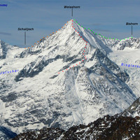 Weisshorn - arêtes