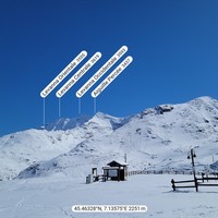 sous la digue, coté SW: Levanna et à droite Punta delle Rocce