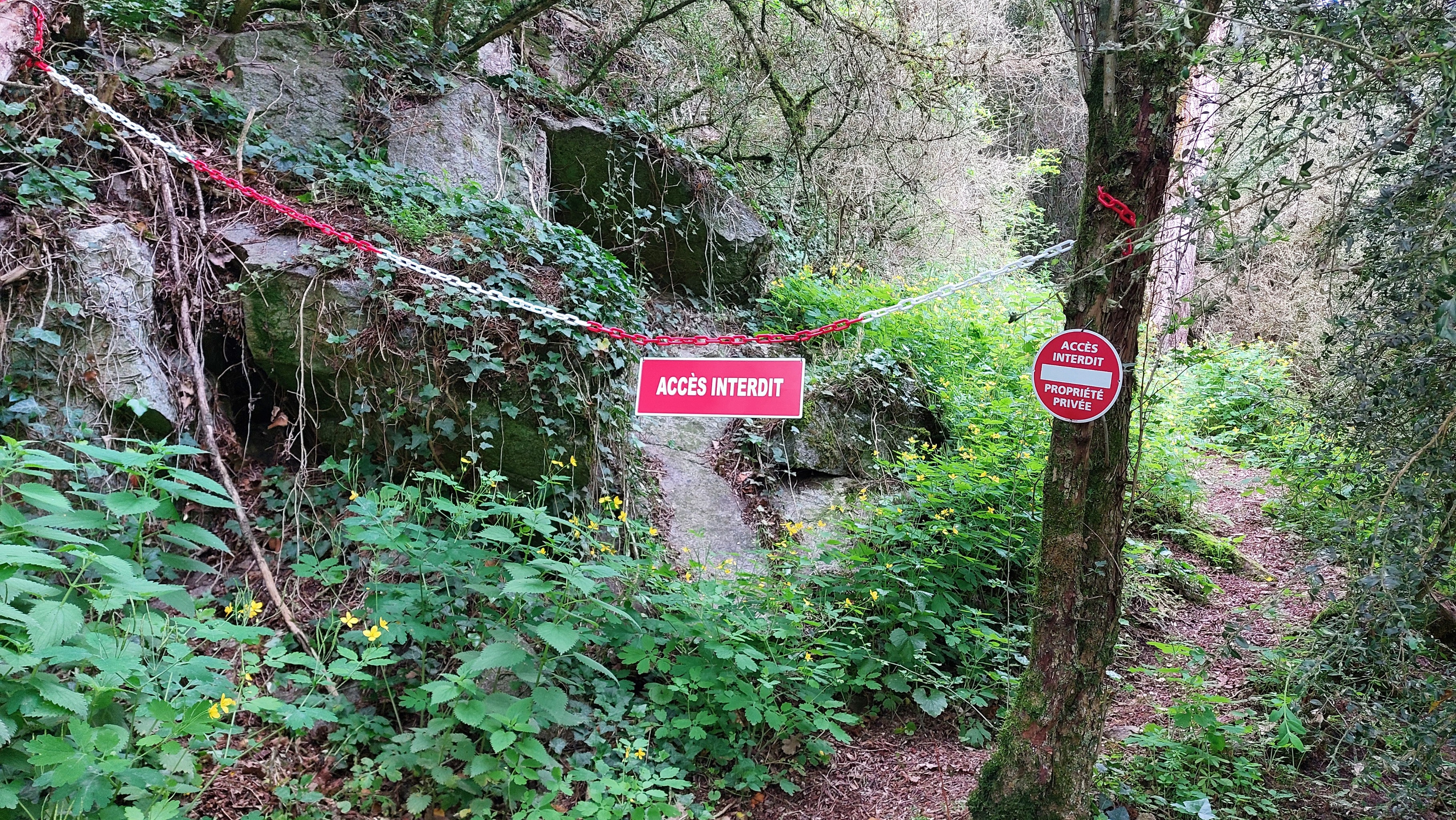 Interdiction d'accès.