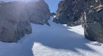 Début du couloir étroit 