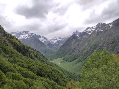 Vue sur la Jasse de Gaudu depuis la montée à Baxouillade Vue sur la Jasse de Gaudu depuis la montée à Baxouillade