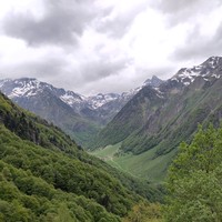 Vue sur la Jasse de Gaudu depuis la montée à Baxouillade