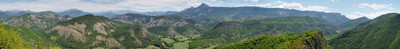 Vue de Saint Pancrace: Monges, Cloches de Barles, Blayeul, 3 évéchés, Barre des Dourbes Vue de Saint Pancrace: Monges, Cloches de Barles, Blayeul, 3 évéchés, Barre des Dourbes