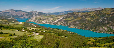 La branche ubayenne du Lac de Serre-Ponçon La branche ubayenne du Lac de Serre-Ponçon