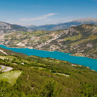 La branche ubayenne du Lac de Serre-Ponçon
