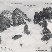 Col de la Casse Déserte, Grande Ruine, à l'époque des glaciers (CPA)