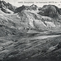 Col du Lautaret et Grand Galibier (coupé) (CPA)