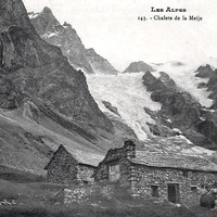 Chalets et Glacier de la Meije (CPA)