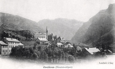 Vieux village d'Orcières (CPA)