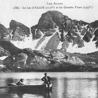 Lac et Tours d'Allos (CPA)