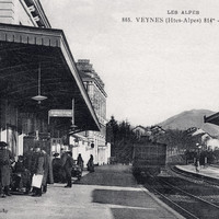 Gare de Veynes (CPA)