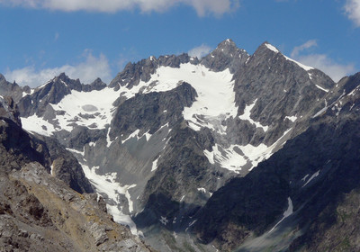 Montagne des Agneaux, Glacier du Monêtier