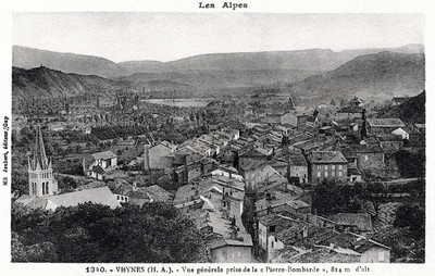 Veynes, vue vers l'W (CPA) Veynes, vue vers l'W (CPA)