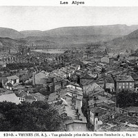Veynes, vue vers l'W (CPA)