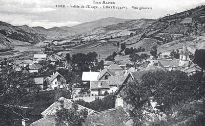 Ubaye, village détruit actuellement dans les eaux du lac de Serre Ponçon (CPA) Ubaye, village détruit actuellement dans les eaux du lac de Serre Ponçon (CPA)