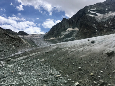 Glacier de Pièce, version estivale Glacier de Pièce, version estivale