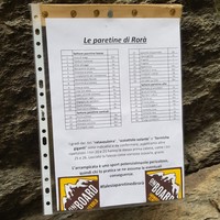 La liste des voies affichée sur le site