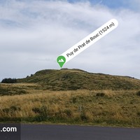Le Puy de Prat de Bouc depuis la station de Prat de Bouc 