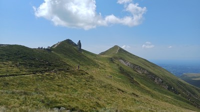 Le Puy Gros en arrière plan 