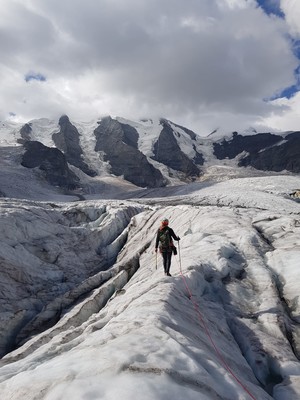 Approche glaciaire depuis Diavolezza Approche glaciaire depuis Diavolezza