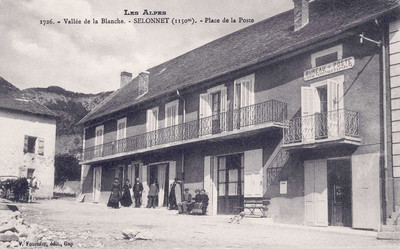 Ancienne poste de Selonnet (CPA) Ancienne poste de Selonnet (CPA)