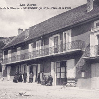Ancienne poste de Selonnet (CPA)