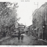 Ancien Savines, village détruit actuellement dans les eaux du lac de Serre Ponçon (CPA)